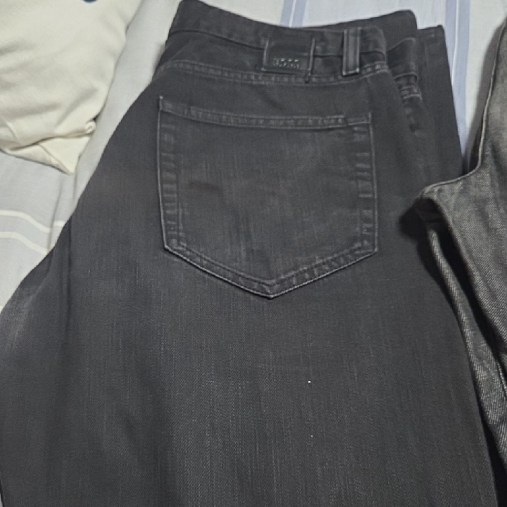 Hugo Boss Men's Relaxed Jeans - Dark Gray